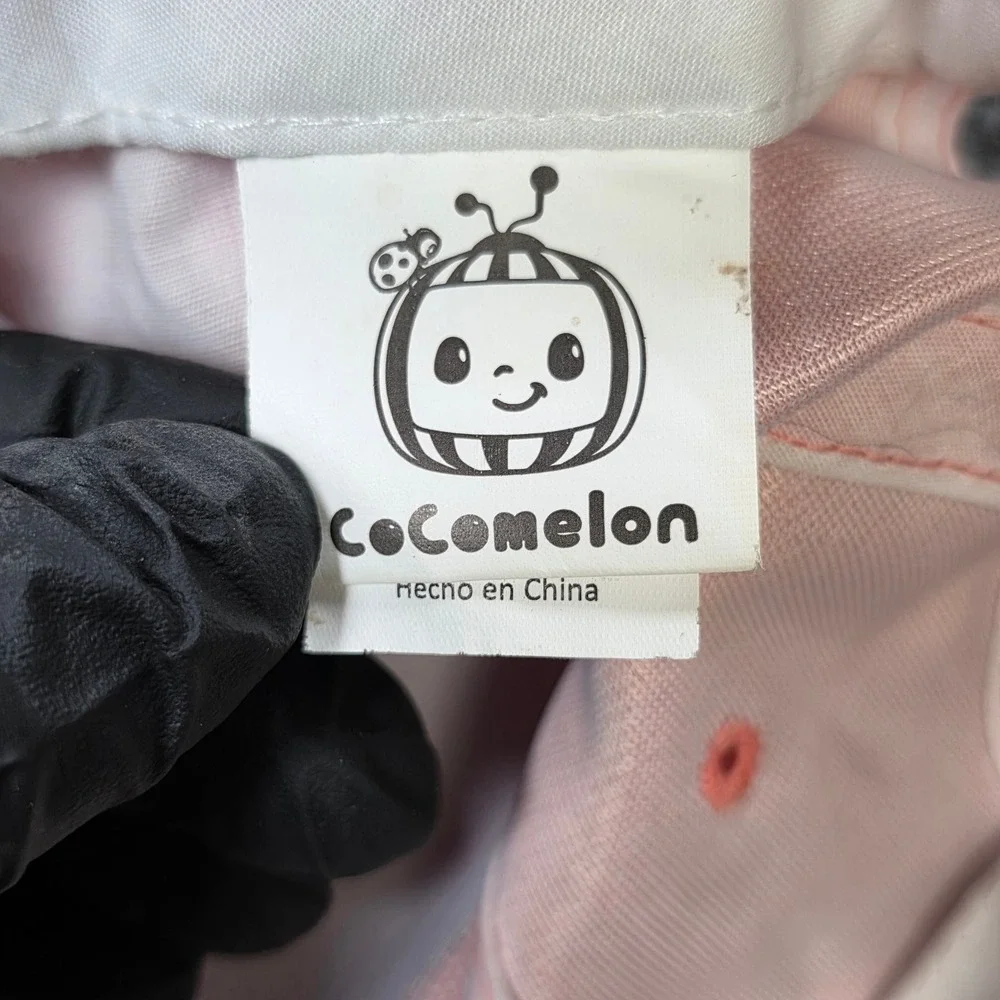 Cocomelon Baseball Cap Kids OSFM Coral Cream We Can Do More Together Print